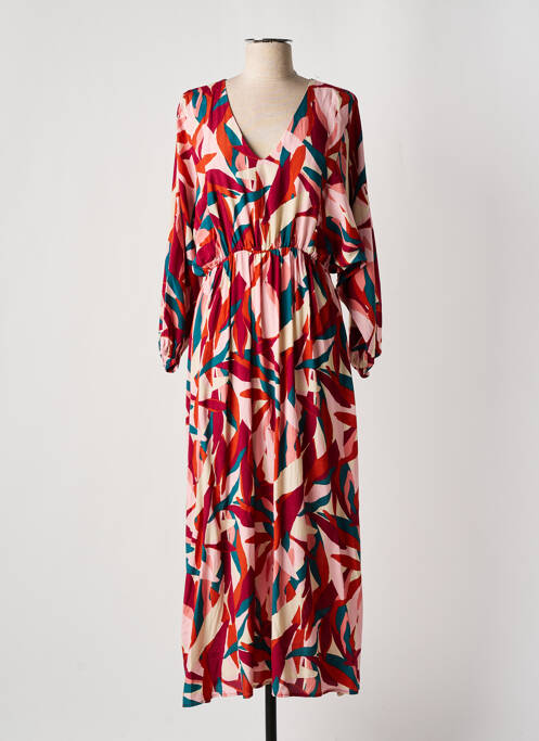 Rochie lungă roșu GRACE & MILA femeie