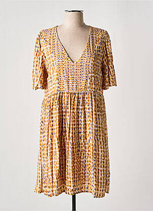 Rochie midi bej GRACE & MILA femeie