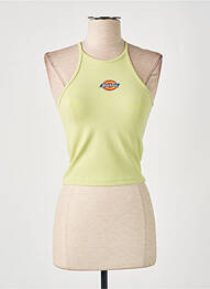 Tricou elasticitate bretele subțiri verde DICKIES femme