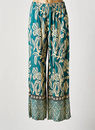 Pantalon larg verde BSB femeie