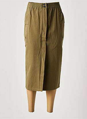 Fustă midi verde ARTLOVE femeie