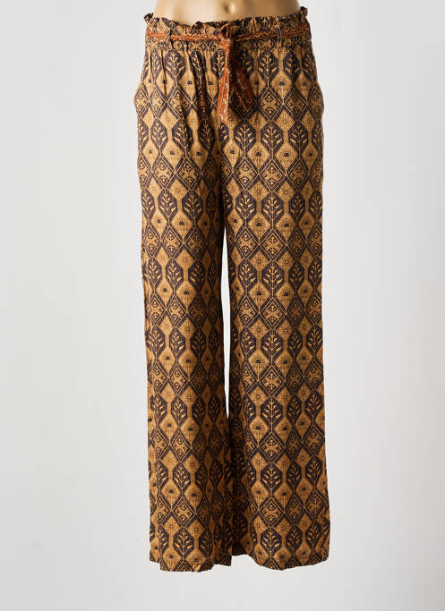 Pantalon larg maro CHICOSOLEIL femeie