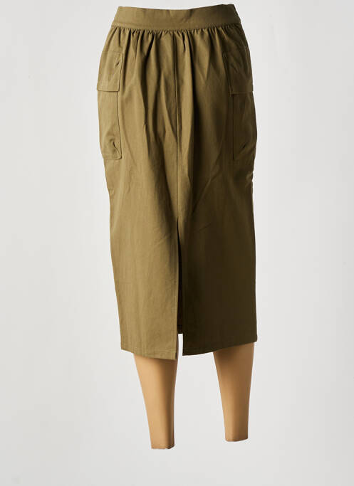 Fustă midi verde ARTLOVE femeie