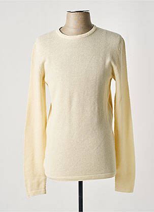 Pulover bej ONLY & SONS bărbat