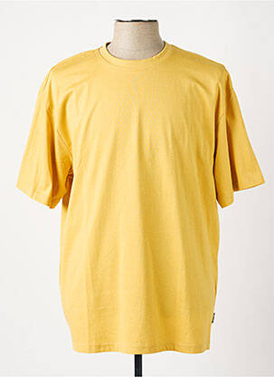 Tricou croială dreaptă mâneci scurte galben ONLY & SONS bărbat