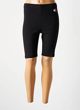 Pantalon de ciclism talie înaltă talie înaltă negru TOMMY HILFIGER femeie