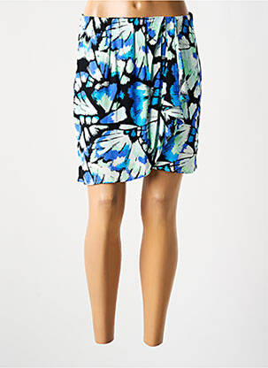 Fustă scurtă albastru ARTLOVE femeie