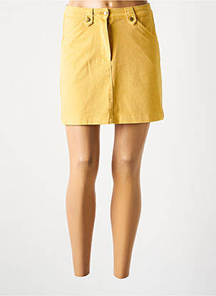 Fustă scurtă galben ARTLOVE femeie