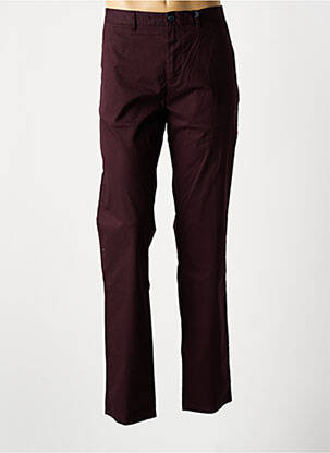 Pantalon chino țesătură poplin mărime normală violet SCOTCH & SODA bărbat