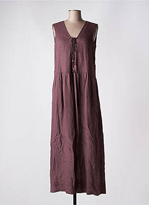 Rochie lungă fără mâneci fără mâneci violet MOMONI femeie