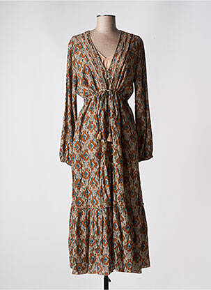 Rochie lungă albastru BERENICE femeie