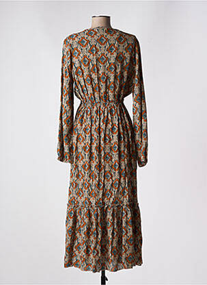 Rochie lungă mâneci lungi mâneci lungi albastru BERENICE femeie