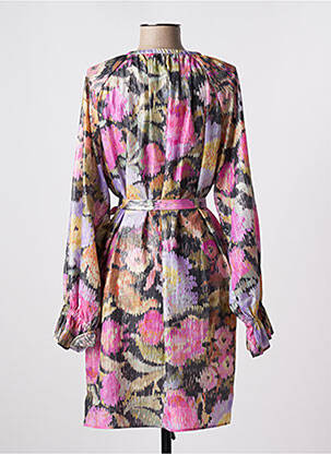 Rochie midi mâneci lungi mâneci lungi roz ROSEANNA femeie