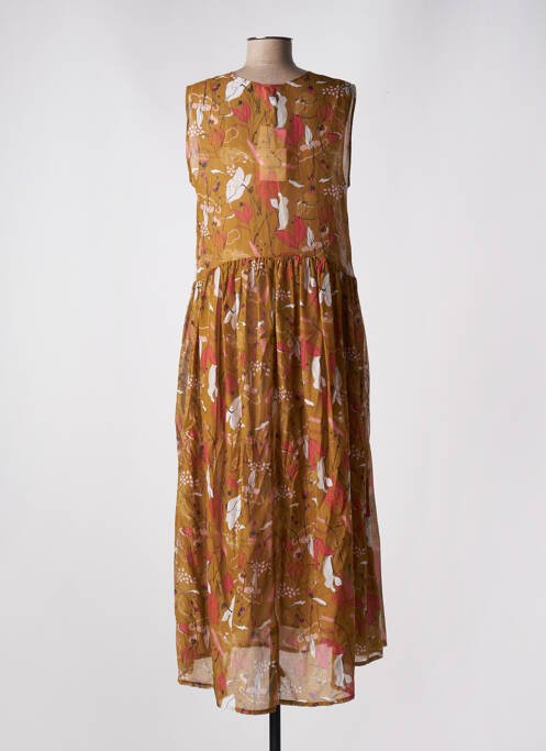 Rochie lungă maro ALYSI femeie