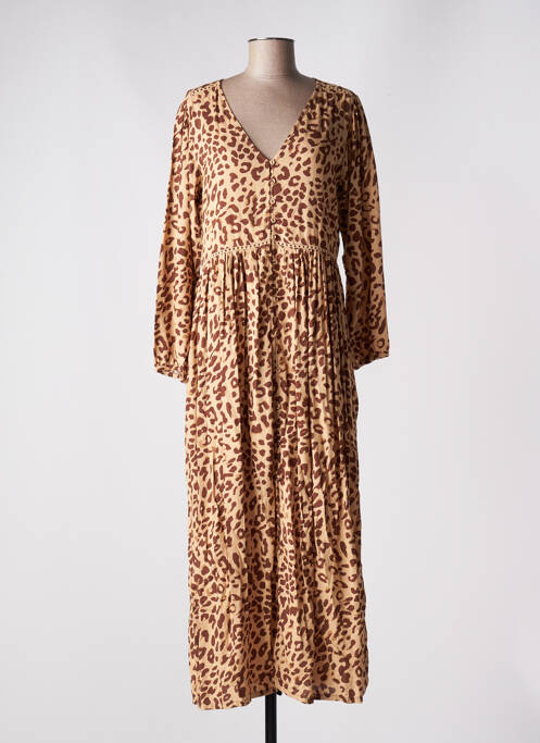 Rochie lungă bej SWILDENS femeie