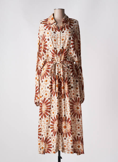 Rochie lungă bej STELLA FOREST femeie