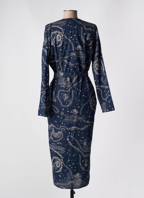 Rochie midi albastru ROSEANNA femeie