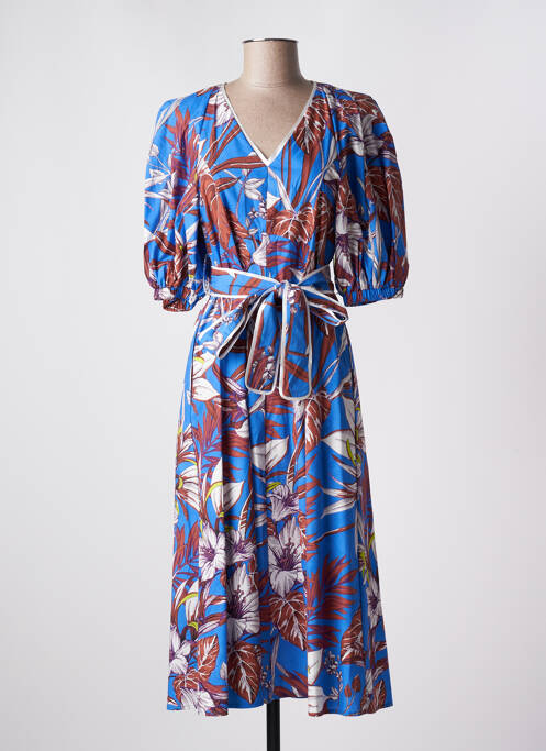 Rochie midi albastru SHIRTAPORTER femeie