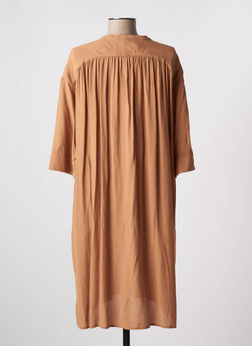 Rochie midi bej POMANDERE femeie