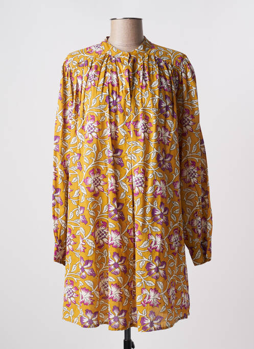 Rochie scurtă galben JOLIE JOLIE PAR PETITE MENDIGOTE femeie