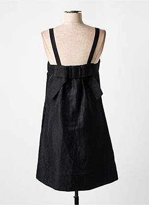 Rochie midi țesătură crep bretele subțiri negru ATTIC AND BARN femeie