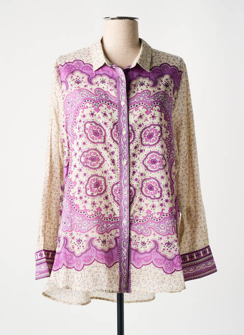 Tunică mâneci lungi violet BELLA JONES femeie