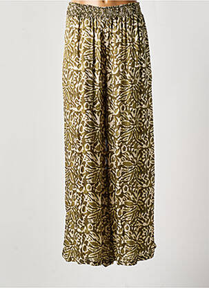 Pantalon larg verde LOUIZON femeie