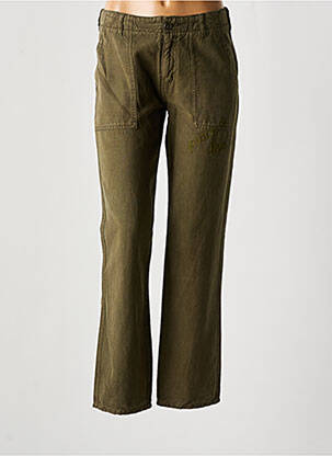 Pantalon drept verde FIVE femeie