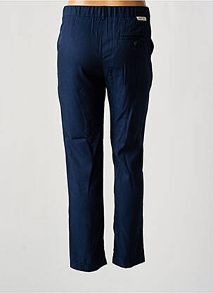 Pantalon chino țesătură poplin talie înaltă albastru TRUE NYC femeie