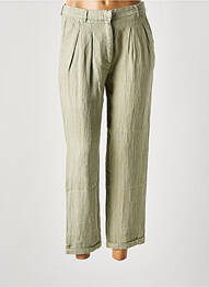 Pantalon 7/8 talie înaltă talie înaltă verde MES DEMOISELLES...PARIS femme