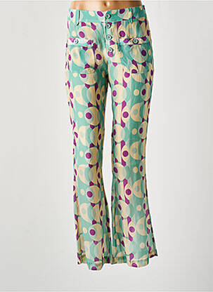 Pantalon evazat albastru SWILDENS femeie