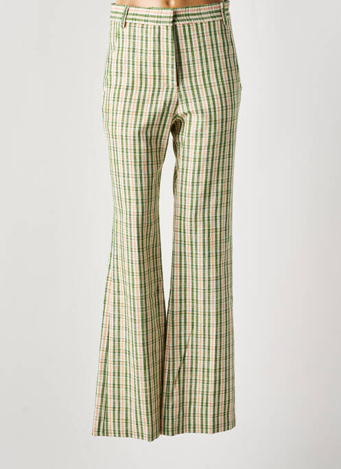 Pantalon evazat verde MARGAUX LONNBERG femeie