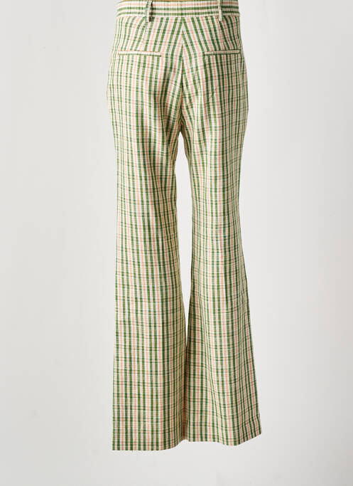 Pantalon evazat verde MARGAUX LONNBERG femeie