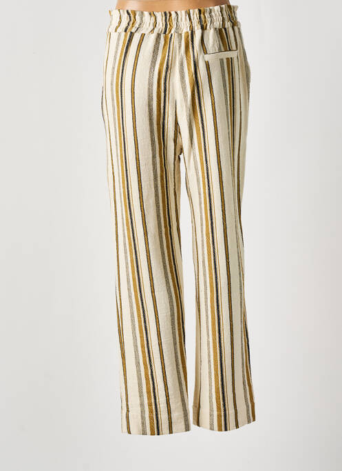 Pantalon drept bej LOUIZON femeie