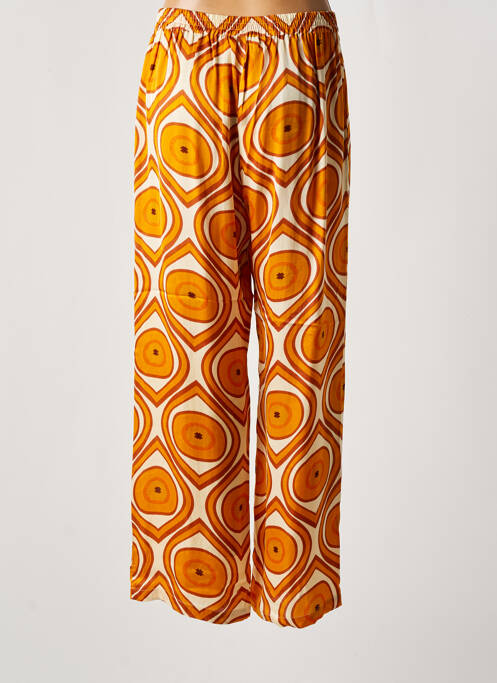 Pantalon larg galben BELLA JONES femeie