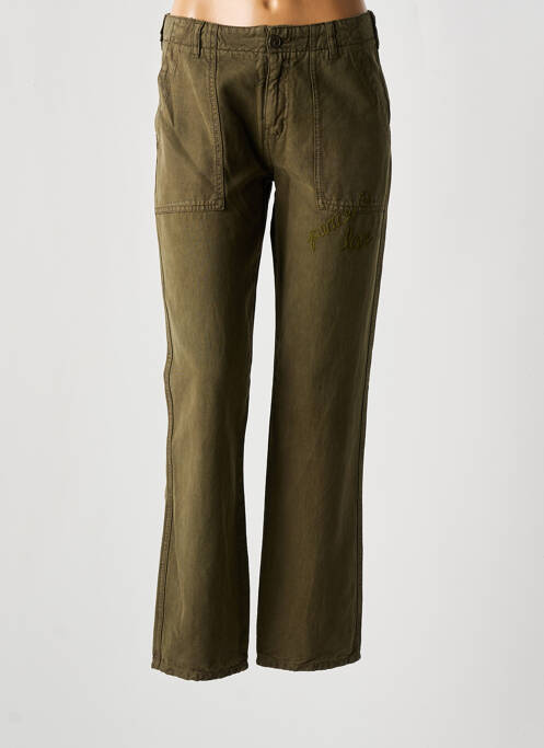 Pantalon drept verde FIVE femeie