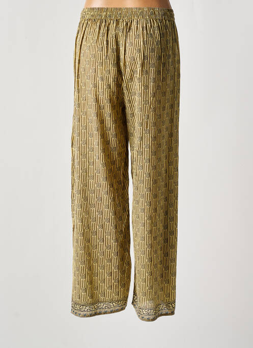 Pantalon drept galben MAISON HOTEL femeie