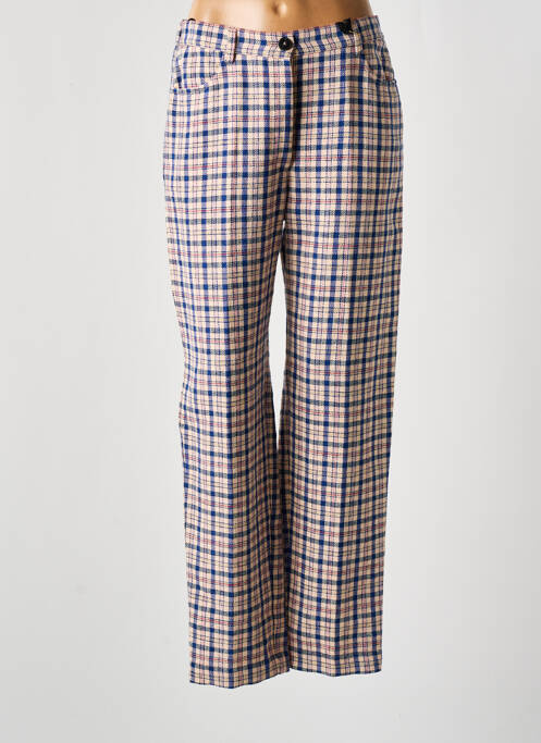 Pantalon drept albastru FORTE-FORTE femeie