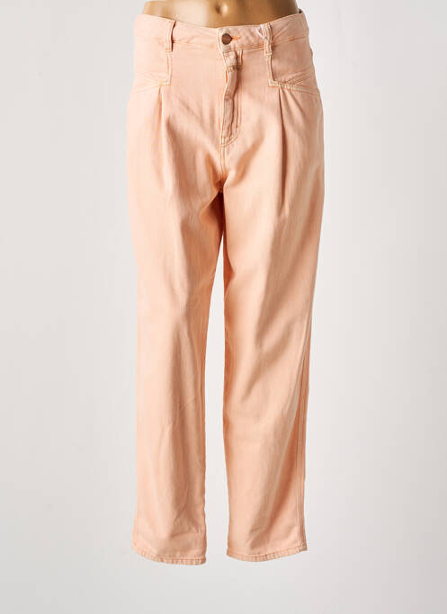 Blugi cu croială dreaptă portocaliu CLOSED femeie