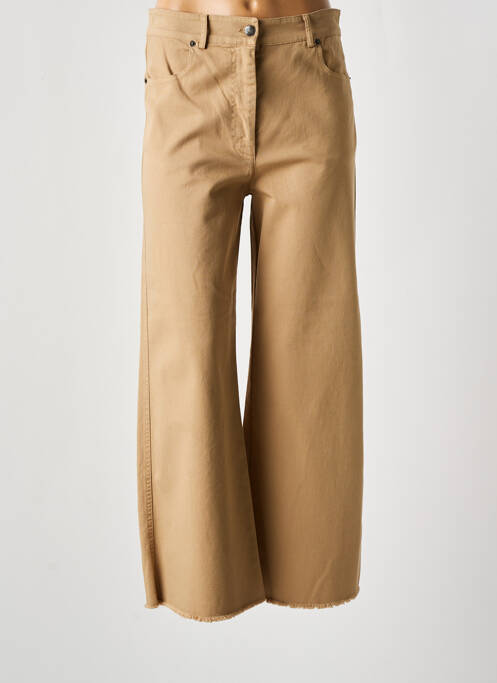 Blugi cu croială evazată maro 8PM femeie