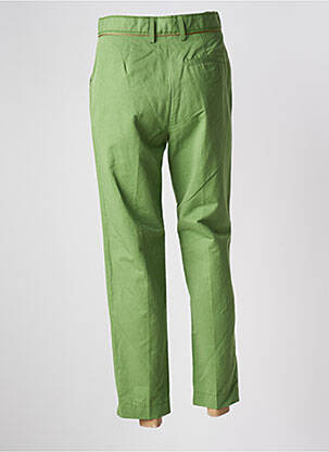 Pantalon 7/8 talie înaltă talie înaltă verde FORTE-FORTE femeie