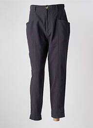 Pantalon 7/8 talie înaltă talie înaltă gri LEON & HARPER femeie