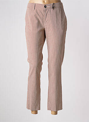 Pantalon 7/8 talie cu cleme mărime normală maro TRUE NYC femeie