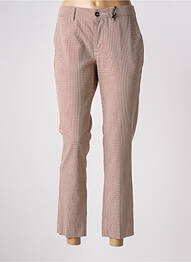 Pantalon 7/8 talie cu cleme mărime normală maro TRUE NYC femme