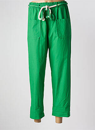 Pantalon 7/8 verde SWILDENS femeie