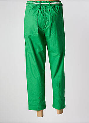 Pantalon 7/8 talie înaltă talie înaltă verde SWILDENS femeie