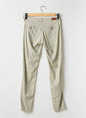 Pantalon chino țesătură poplin mărime normală verde HOD femeie