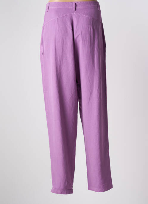 Pantalon drept violet FORTE-FORTE femeie