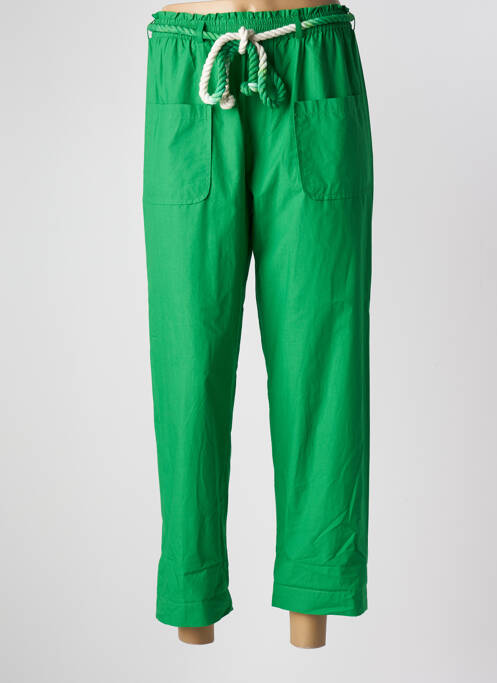Pantalon 7/8 verde SWILDENS femeie