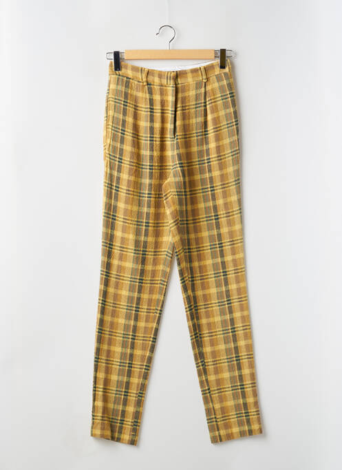 Pantalon drept galben LAURENCE BRAS femeie